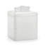 Contessa White Tissue Box Cover