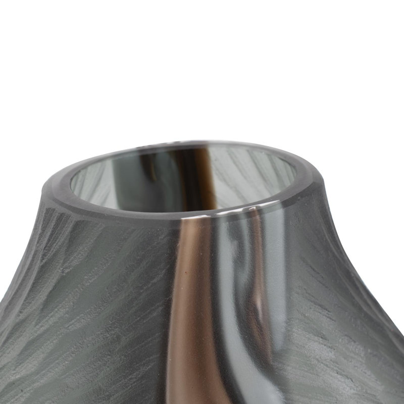Vase en verre Smooth Vibe - court