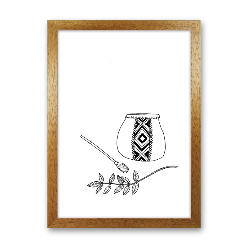 Mate by Carissa Tanton - Print, Oak Framed, 34cm H x 25cm W x 3cm D