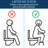 Toilet Squatting Posture Stool, 7" Height, Reduces Strain For An Easier Go, Poop Stool For Bathroom, Fun Footprint Designs, Low-Profile, Minimal Design For Bathroom Aesthetic