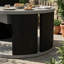 Table de foyer au propane Castleman 42,1 po (107 cm) de largeur, sans fumée et 50 000 BTU, avec pierres volcaniques-134848136