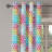 East Urban Home Digital Grommet Curtain Decorative 2-Panel Window Drapes, 50", Multicolor-106345489