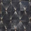 Tapis noir en cuir de vache fabriqué à la main Easthampton-1466444003