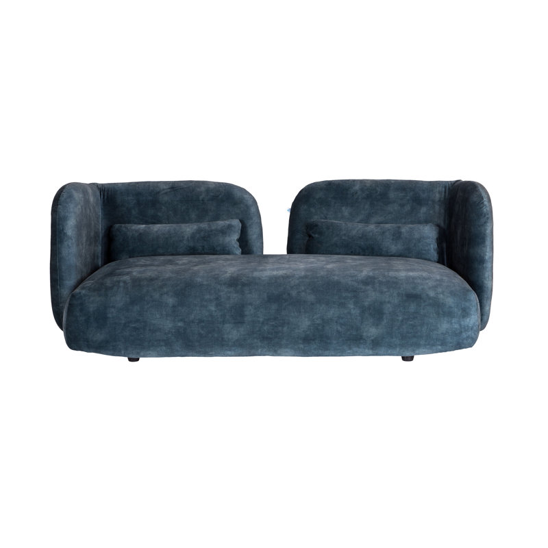 Fat-A Velvet Sofa, 28.8" H x 71" W x 32.7" D
