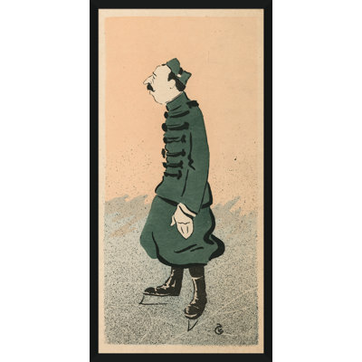 Vintage Door Man Framed Graphic Art