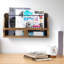 Solid Wood Free Standing Magazine Rack