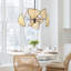 Luminaire suspendu 1 lumière jaune Amberlyn-535162980