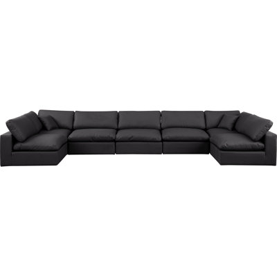 Huspon Upholstered U-Shaped Sectional Reversible