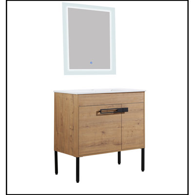 Ensemble de meuble-lavabo simple avec plateau 36,00 Kauko