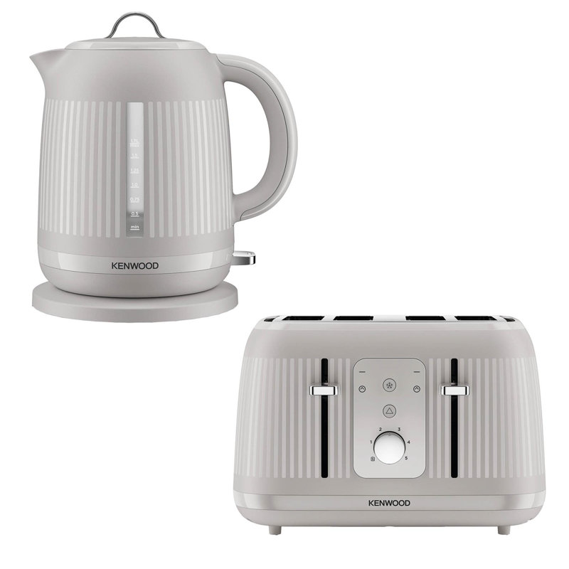 Dawn 1.7L Kettle & 4 Slice Toaster, Midnight Black