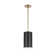 Saeger 1-Light Dimmable Cylinder Single Pendant