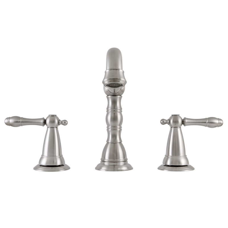 Robinet de lavabo à 2 poignées Oakmont, Nickel satiné