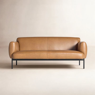 Puff Puff Genuine Leather Sofa