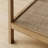 Glass Top End Table with Storage-1853844004