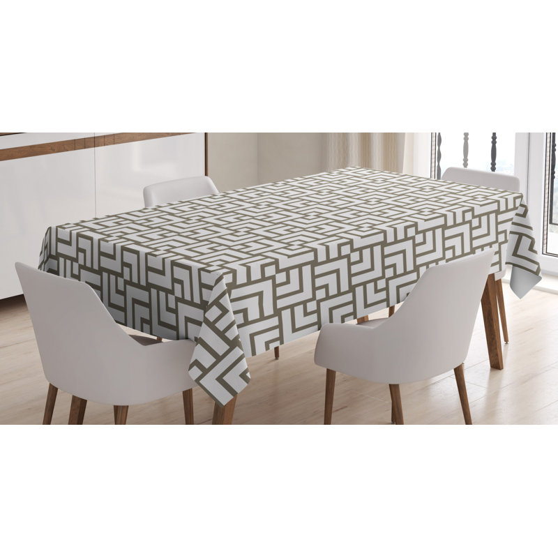 Geometric Tablecloth, 90" x 60"