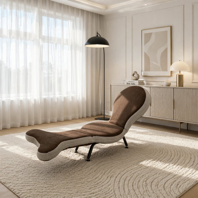 Multi-Functional Folding Lazy Sofa Chair with Teddy Velvet