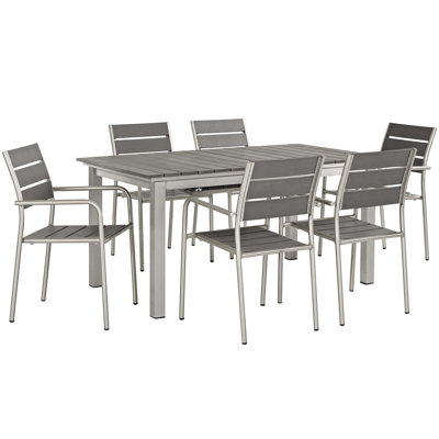 Ensemble repas d'extérieur 7 pièces Shore
