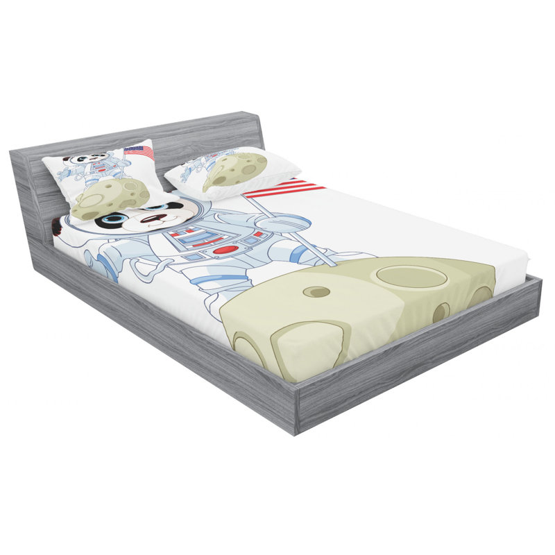 Microfiber Sheet Set, Queen Sheet Set with Fitted Sheet