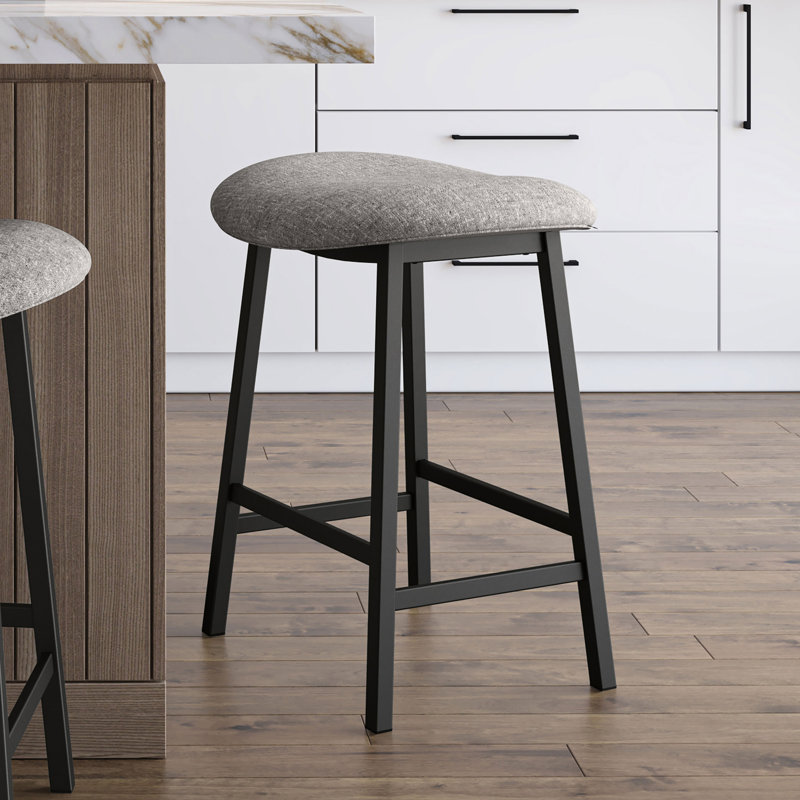 Tabouret Latitude Run® Cullinan, Gris, Tabouret de comptoir (siège d'une hauteur de 26,5