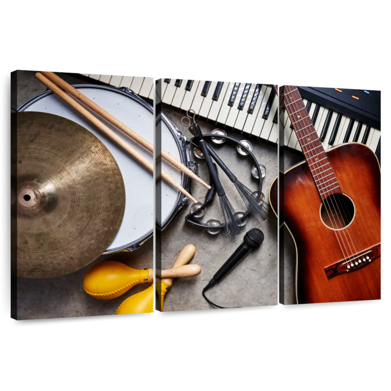 Abarca Musical Instruments Medley, 42" H x 65" W