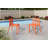 Plastic Outdoor Stacking Dining Side Chair-100946848