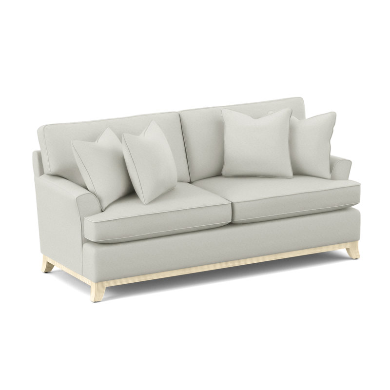 Oaks Way Sofa, Bisque Finish, Brown Geometric, 0456-33