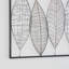 Décoration murale feuilles en fer