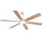 Smart 60" Indoor/Outdoor Ceiling Fan With Light, Modern White 6-Blade Design, Remote Control, Dimmable LED, 6-Speed Quiet DC Motor, Reversible For Year-Round Use-1144667318-1144667319