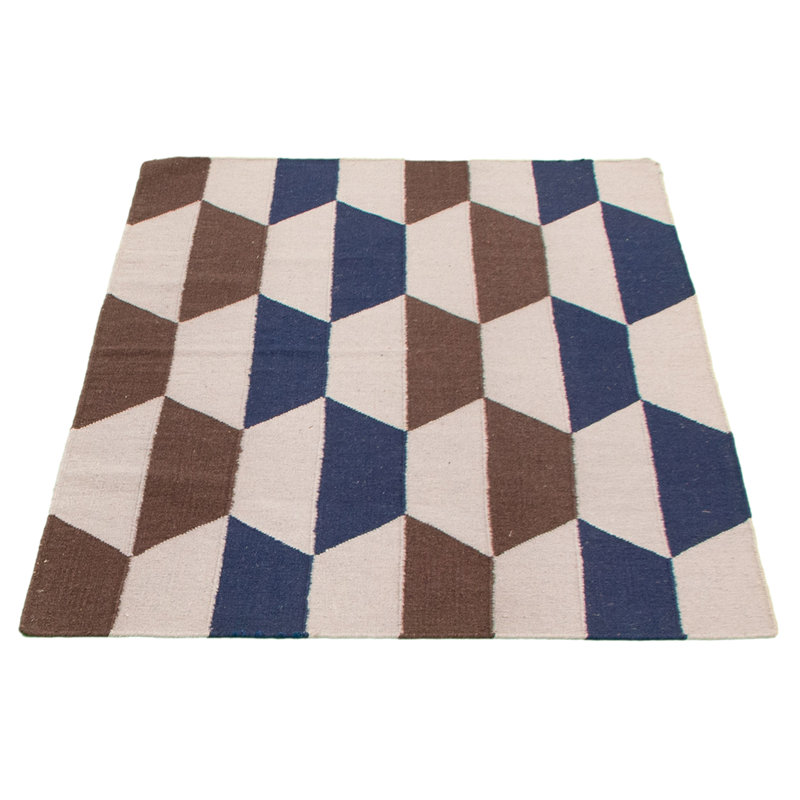 Wool Geometric Indoor Rug