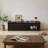 Modern TV Stand With Ample Storage,4 Drawer Design With Tempered Glass ,Built-In Charging Ports And Ambient LED Lighting-766027205