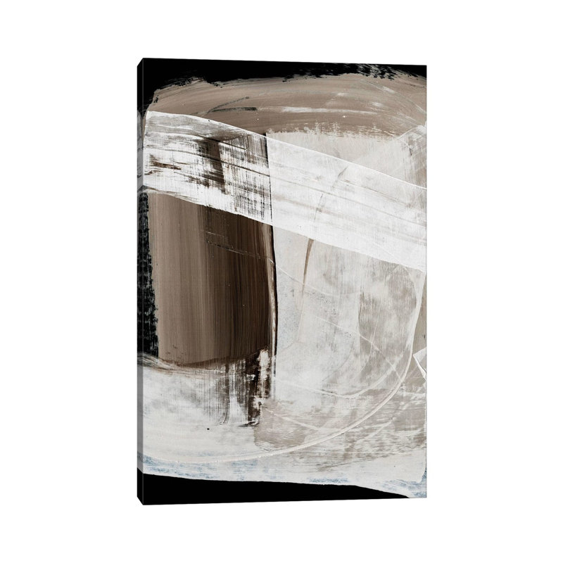 «After 2» par Dan Hobjour, peinture sur toile tendue, H 18 po x l 12 po x 1,5 po