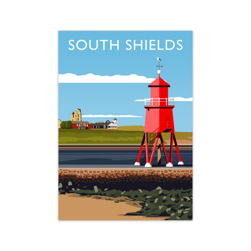South Shields by Richard O'Neill - Print, 84.1 cm H x 59.4 cm W