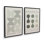 Bauhaus Flow and Composition en vert I, ensemble de 2