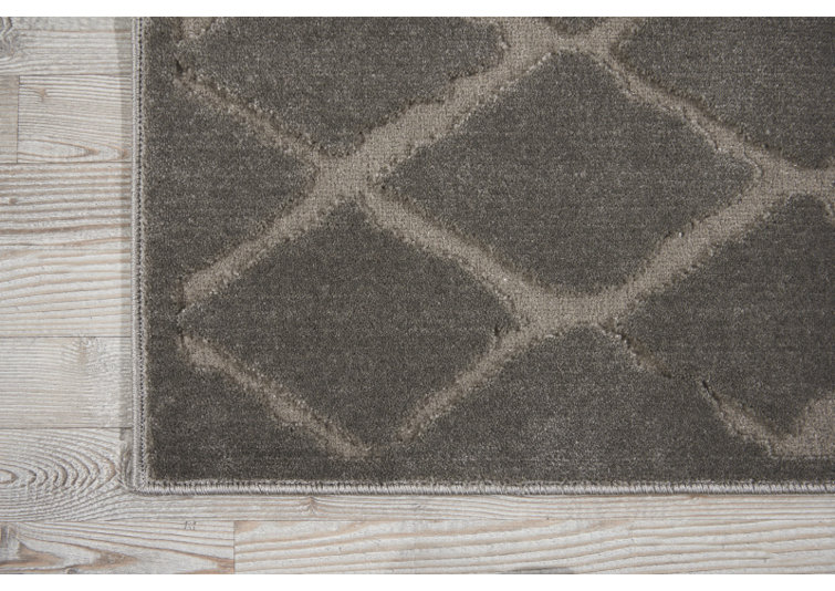 Gleam Geometric Area Rug in Gray