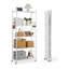 Tablette de rangement pliante avec roulettes