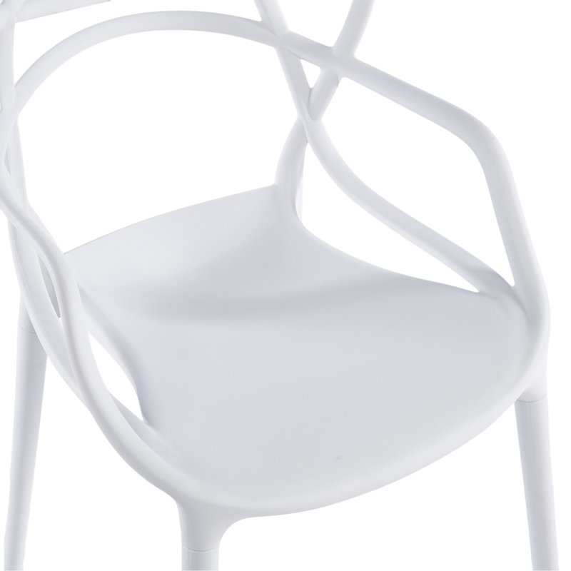 Plastic Dining CHAIR 4PCS white