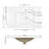 Ancillary 3-Hole 30" Classic Contemporary Rectangular Ceramic Single Sink Basin Vanity Top