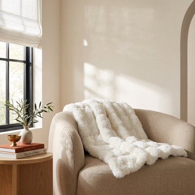Faux Fur Throw Blanket