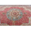 Tapis turc surdimensionné rouge de style Oushak rétro pour décoration tribale en laine