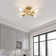 Hannah-Jayne 4 - Light 12.8'' Sputnik Modern Linear Flush Mount