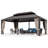 Hardtop Double-Roofed Aluminum Patio Gazebo-94813549