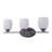 3-light Oil-rubbed Bronze Vanity Light With White Opal Glass Shade-1095026600