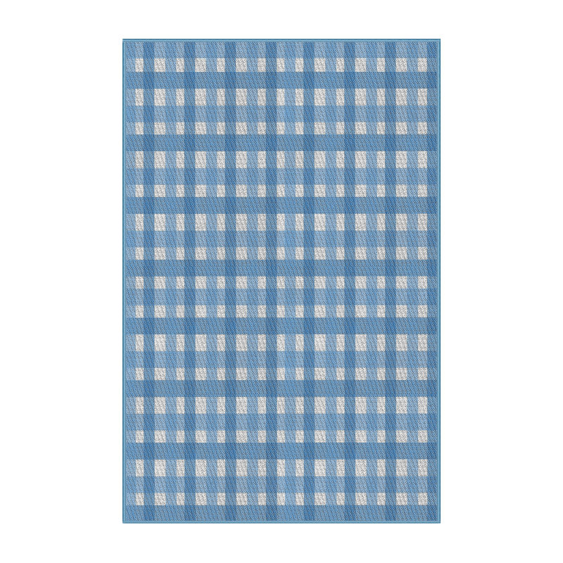 Plaid Indoor Rug, Rectangle 7' x 9'