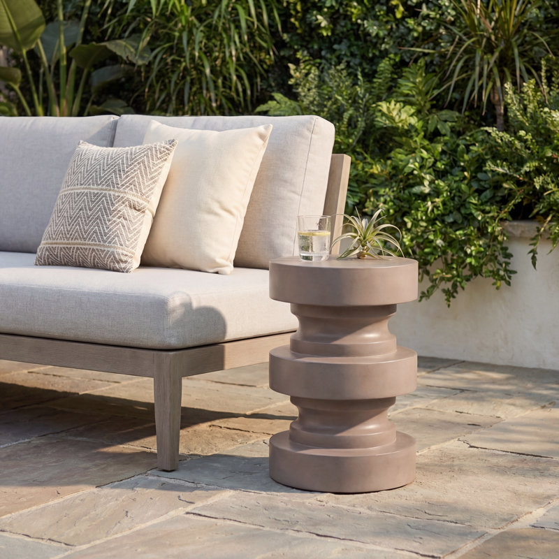 Levon End Table Dark Grey, Dark Grey