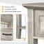 48cm W Solid Wood Bedside Table-1320956518