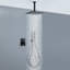 Ensemble de robinet de douche en nickel brossé de 12 po pour installation au plafond-93620288
