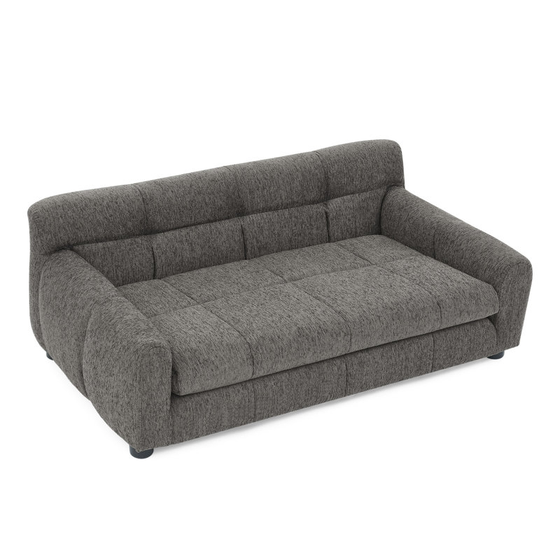 Soft And Comfortable Pet Sofa With Backrest And Armrests, A Modern Rectangular Design Suitable For Small To Medium-Sized Dogs.