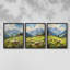 Lanscape Study Series CI -Set of 3 Fric Giclee Prints -Prêt à accrocher