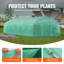 Walk-in Tunnel Greenhouse 29.53x9.84x6.6ft Galvanized Frame PE Cover Green