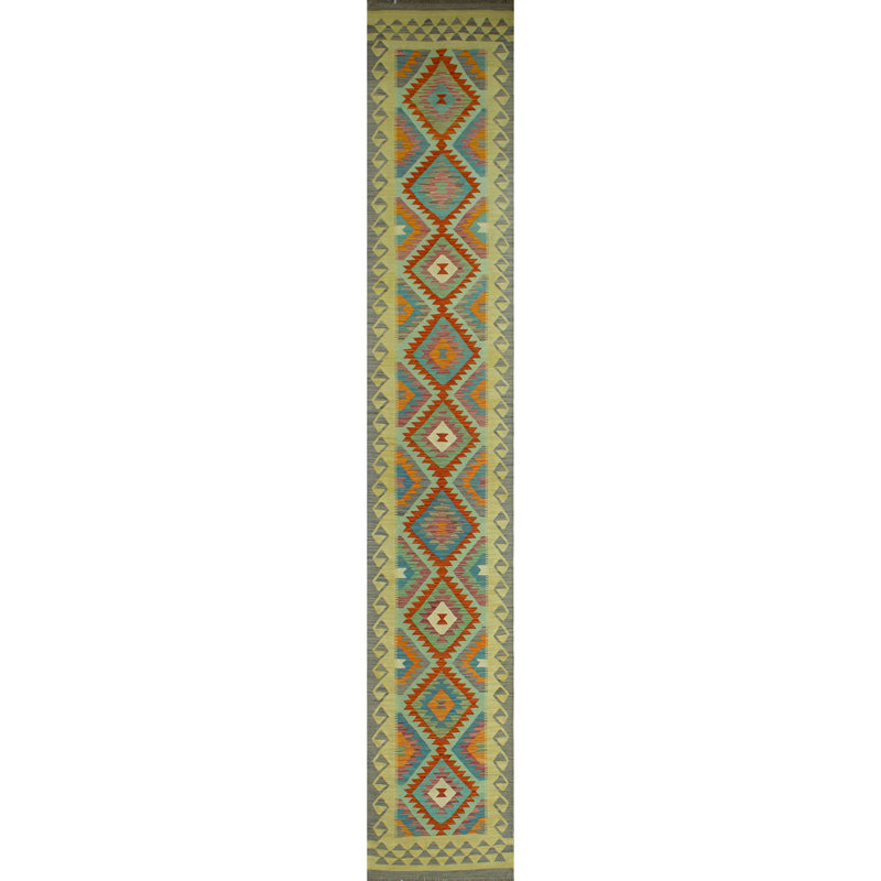 Bobbee Wool Geometric Indoor Rug